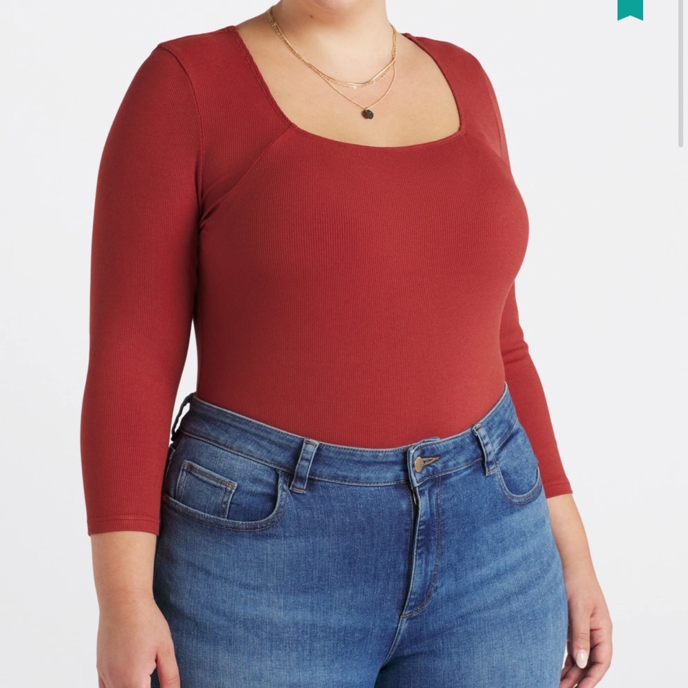 HEATHERLY MADISOL 3/4 SLEEVE BODY SUIT